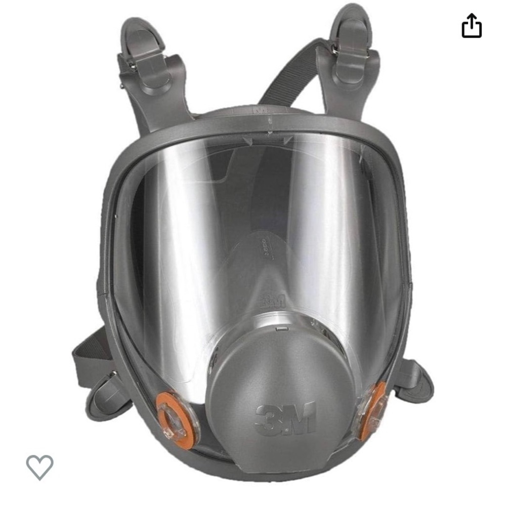 3M 6800 Full Facepiece Reusable Respirator, Medium